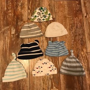 8 Newborn/Infant Hats